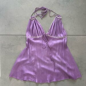 Lavender haze baby doll dress
